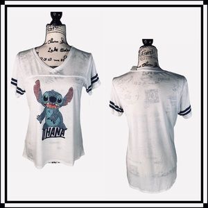 Disney LILO & STITCH ‘Ohana’ Graphic Tee M Junior